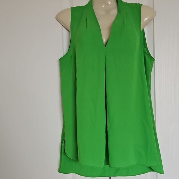 Vince Camuto Sleeveless Top XS Green - Picture 5 of 16